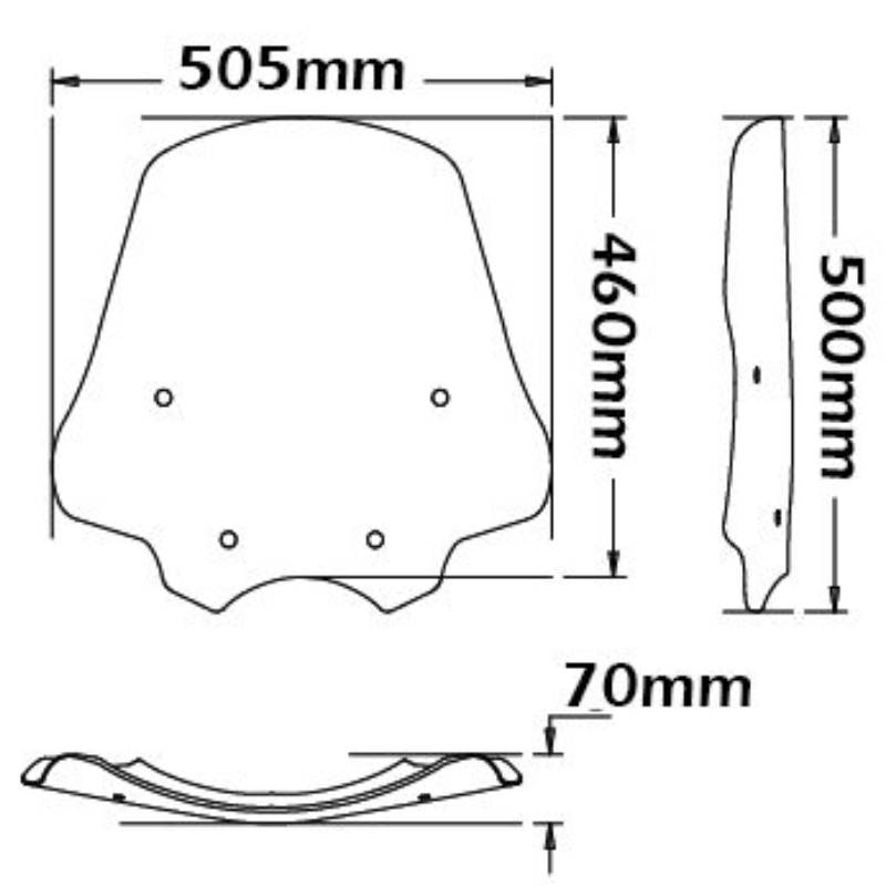 Parabrisas medio BMW r 1200 r 06-10